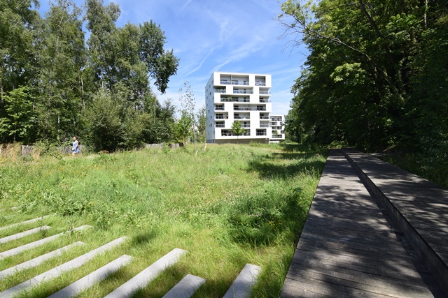 Quartier de la Courrouze à Rennes - Crédit Gilles Lecuir / Natureparif