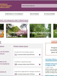 Page d'accueil du nouveau site Ecophyto